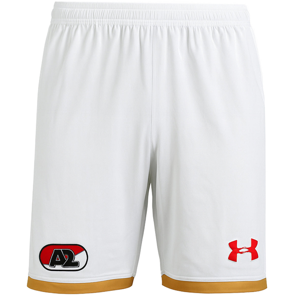 Under Armour AZ Alkmaar Mens White Home Football Shorts