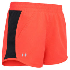 Under Armour Fly By Womens Orange Shorts