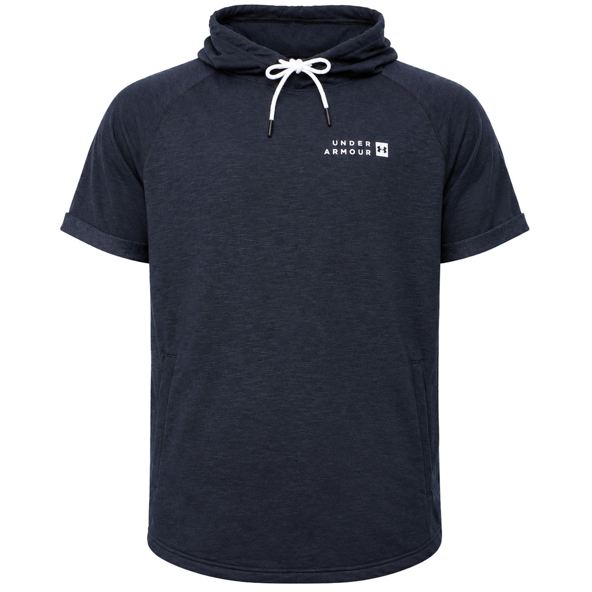Under Armour Sportstyle Terry Mens Black Hooded T-Shirt
