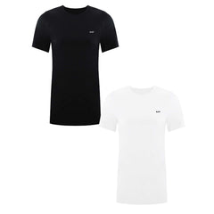 MyProtein 2-Pack Power Maternity Womens Black/White Tops