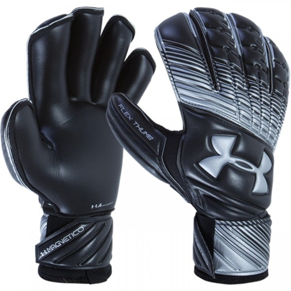 Under Armour Magnetico Black/Grey Mens Goalkeeper Gloves