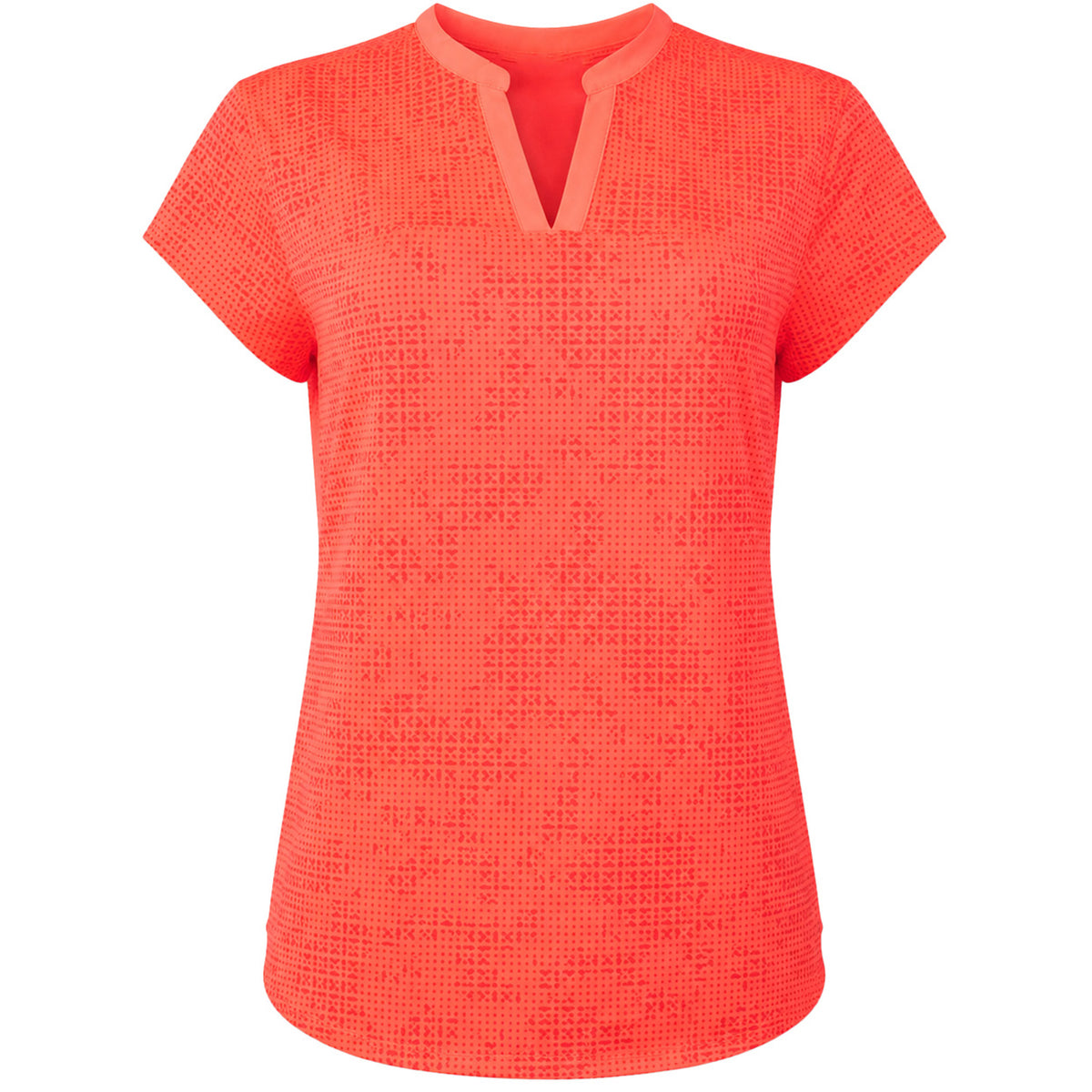 Under Armour Threadborne Print Womens Orange T-Shirt