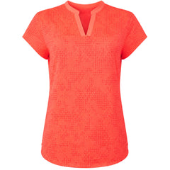 Under Armour Threadborne Print Womens Orange T-Shirt