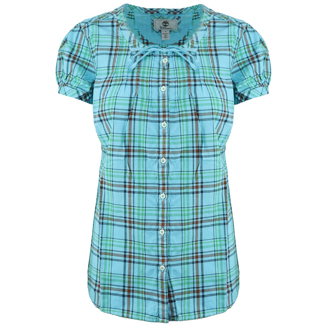 Timberland AF Cotton Womens Blue Top