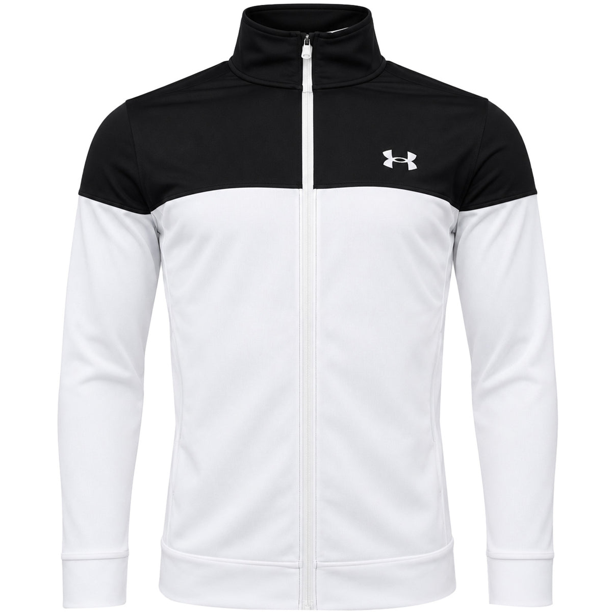 Under Armour Sportstyle Pique Mens White Track Jacket