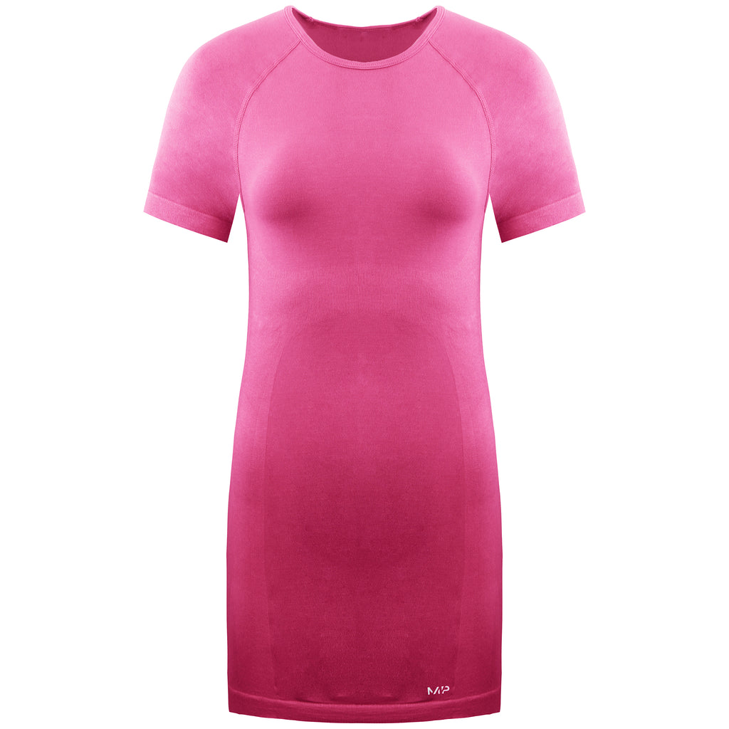 MyProtein Maternity Seamless Womens Pink T-Shirt