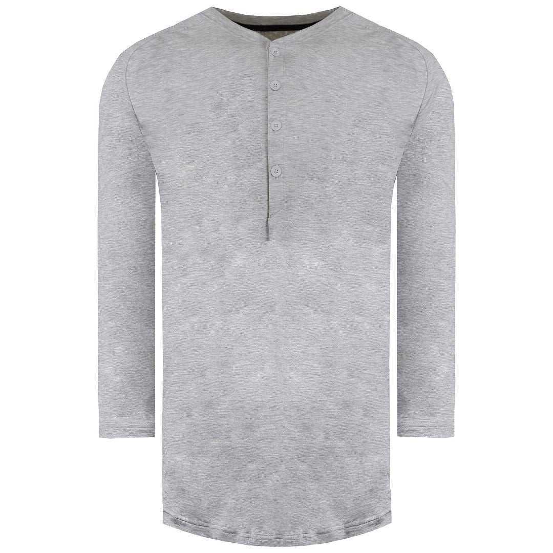 Under Armour Recovery Sleepwear Mens Grey Henley Top