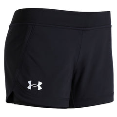 Under Armour Stretch Speedpocket 2in1 Womens Black Running Shorts