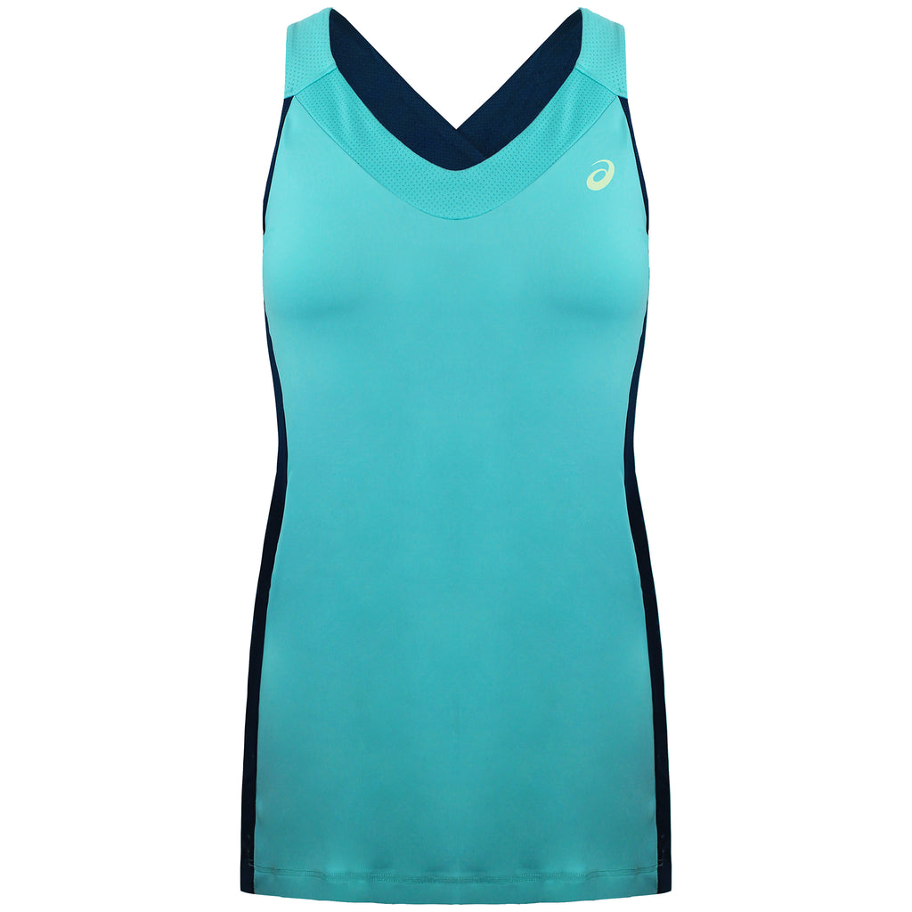 Asics Top Womens Teal Padel Tank Top