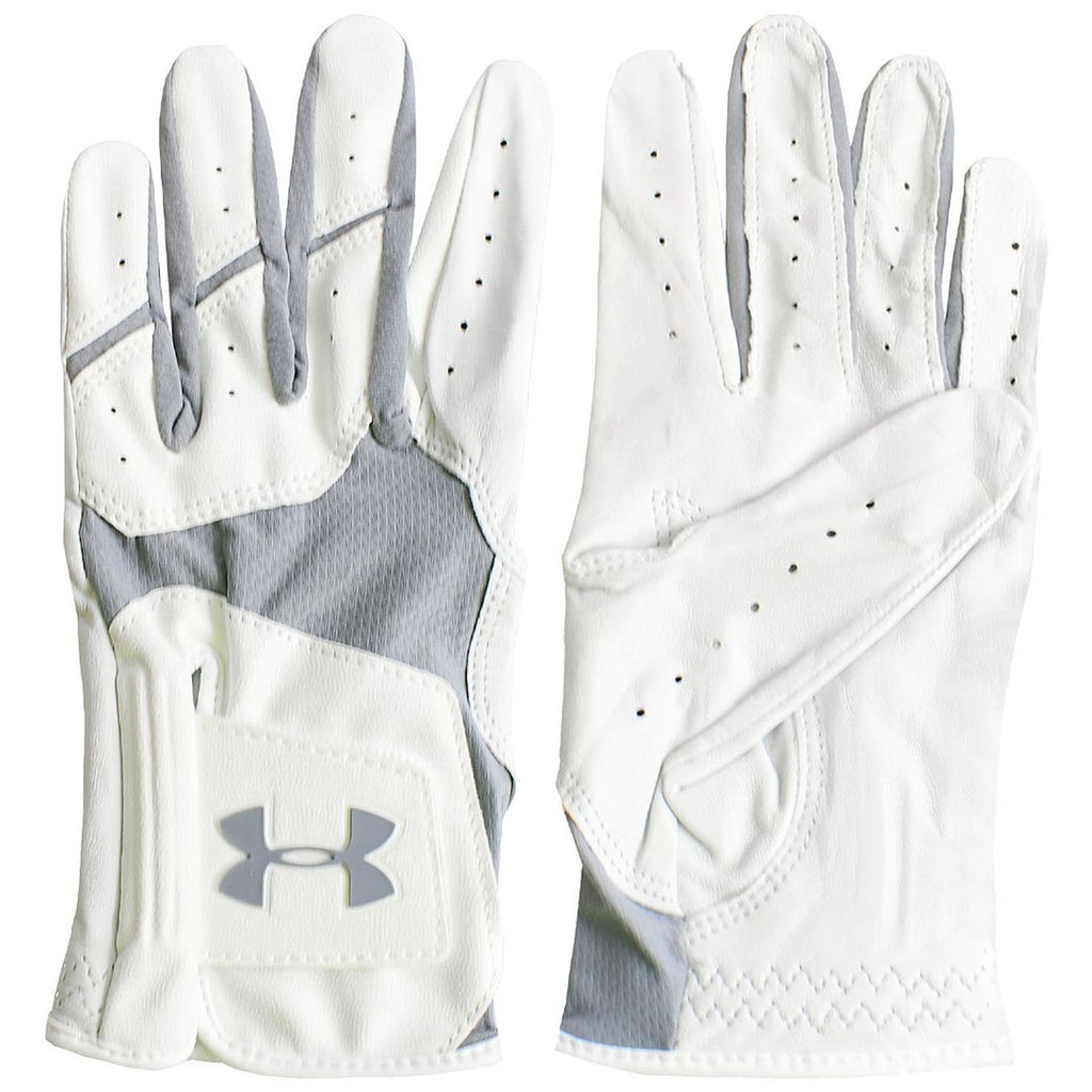 Under Armour Iso-Chill Mens Left Hand White Golf Glove - For Right Handed Player