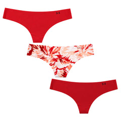Under Armour 3-Pack Pure Stretch Womens Multicolour Thong