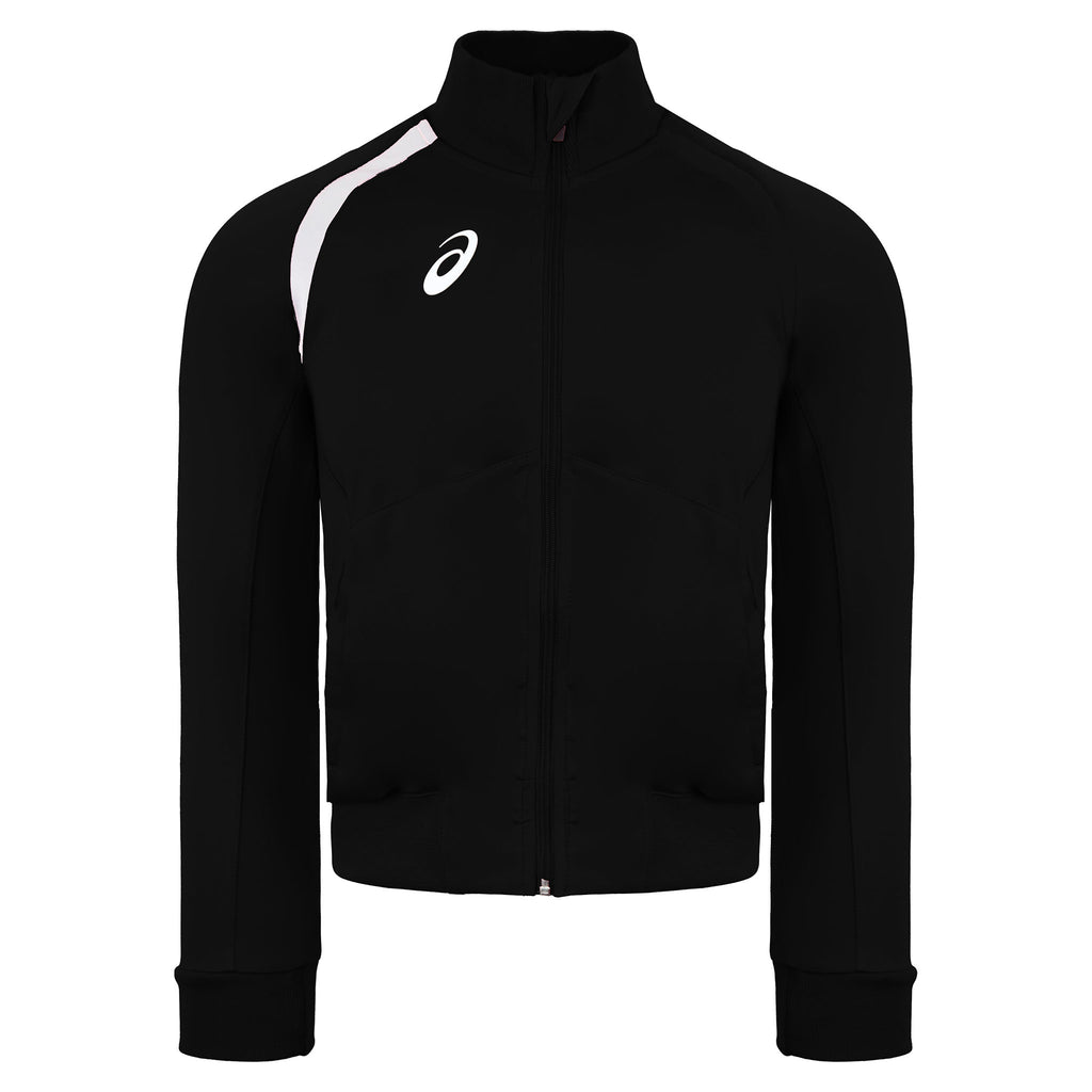 Asics Kids Black/White Track Jacket