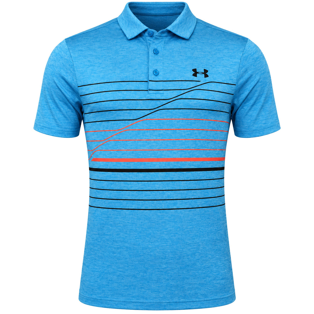 Under Armour Playoff 2.0 Mens Blue Golf Polo Shirt
