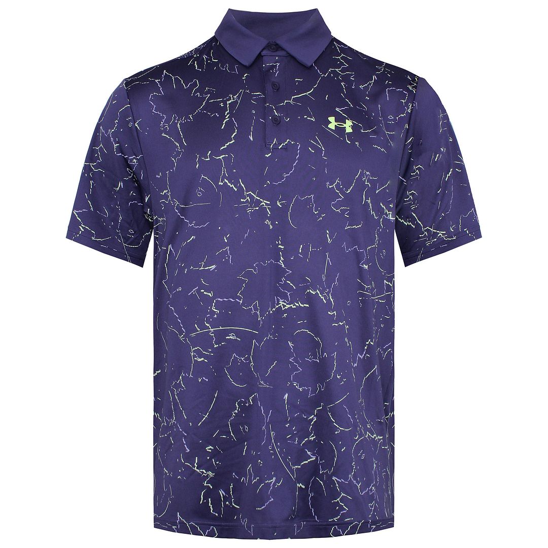 Under Armour Playoff 2.0 Mens Purple Polo Shirt