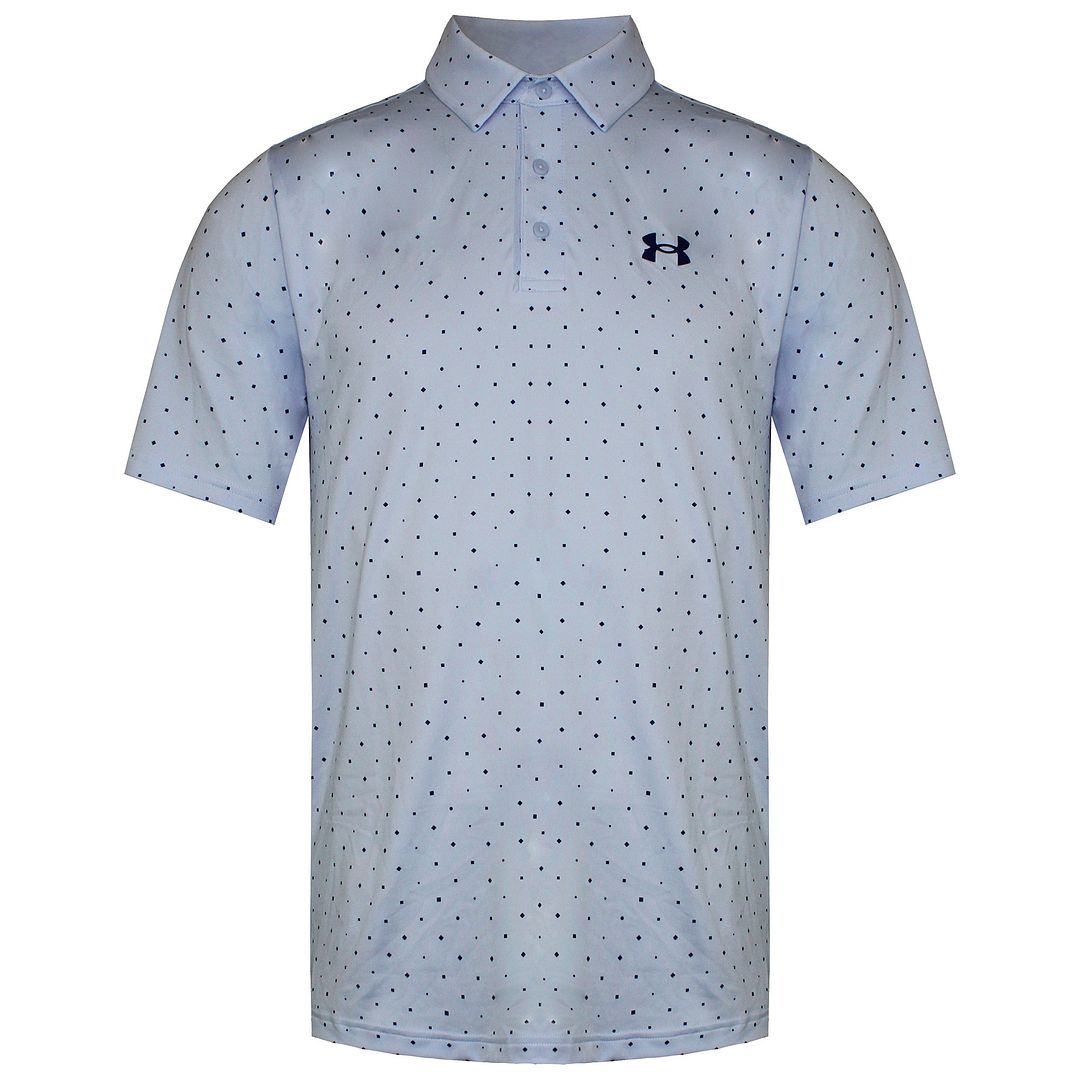 Under Armour Playoff 2.0 Mens Light Blue Polo Shirt