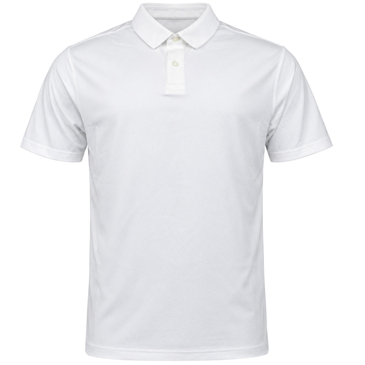 Under Armour Crest Performance 2.0 Mens White Golf Polo Shirt