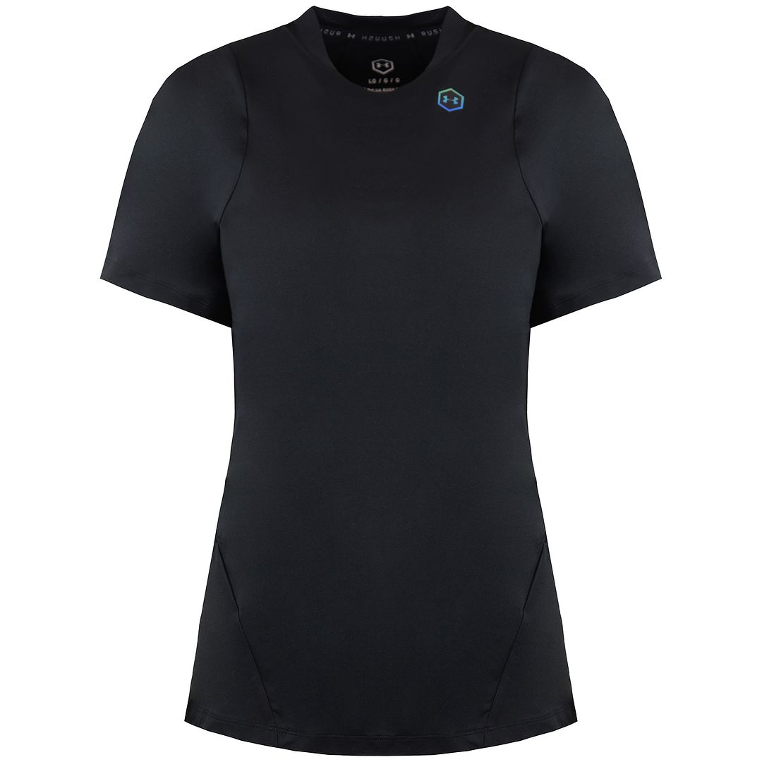 Under Armour Rush T-Shirt Black - Womens