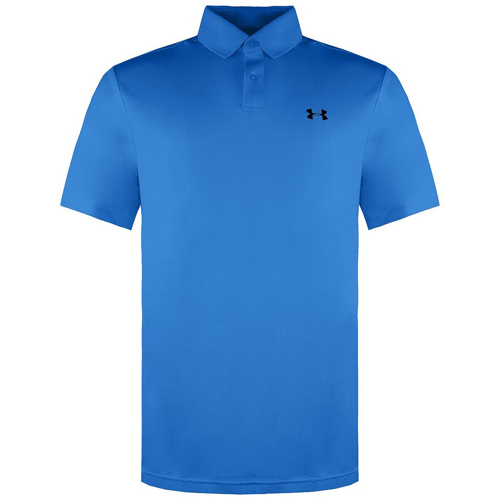 Under Armour Performance 2.0 Mens Blue Golf Polo Shirt