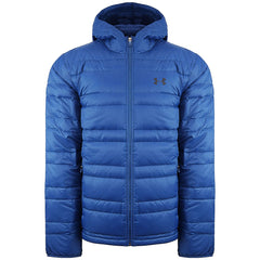 Under Armour Storm Mens Blue Down Hooded Jacket