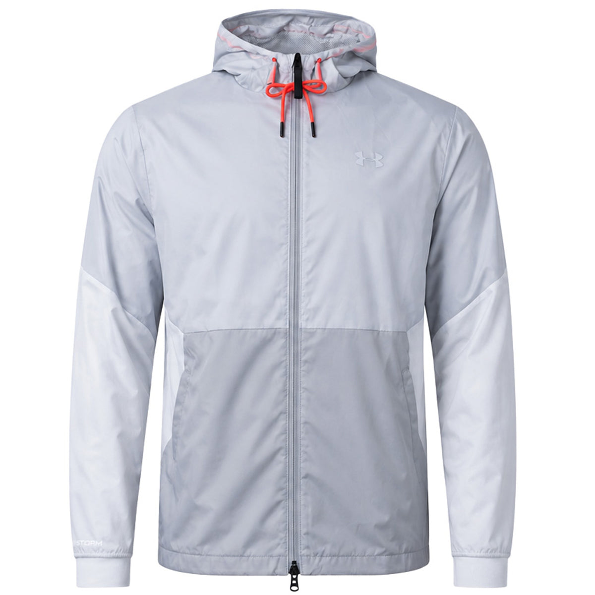 Under Armour Legacy Mens Grey Windbreaker Jacket