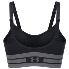 Under Armour Seamless Solid Womens Black Sports Bra