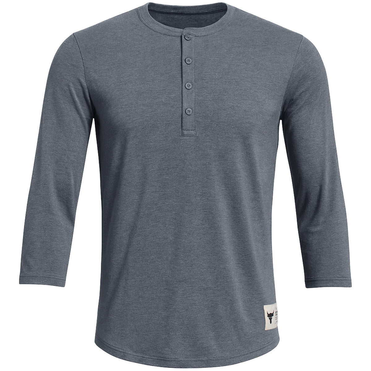 Under Armour x Project Rock 3/4 Mens Grey Top