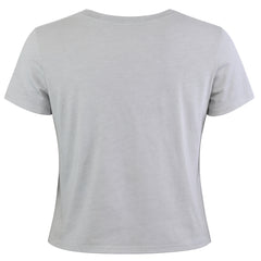 Under Armour x Project Rock Womens Light Grey Crop Top