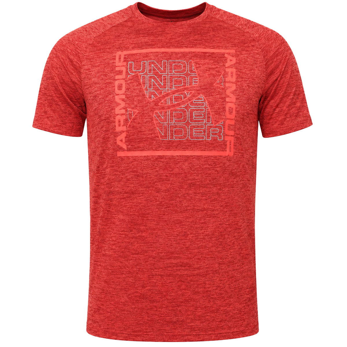 Under Armour Tech Graphic Mens Red T-Shirt