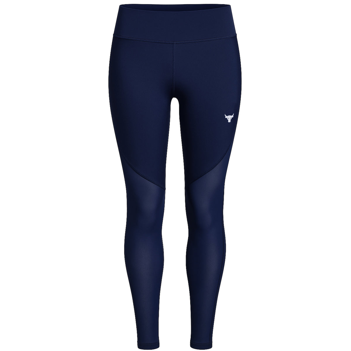 Under Armour x Project Rock HeatGear Womens Blue Cropped Leggings
