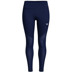 Under Armour x Project Rock HeatGear Womens Blue Cropped Leggings