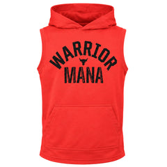Under Armour x Project Rock Fleece Kids Red Hooded Vest