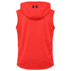 Under Armour x Project Rock Fleece Kids Red Hooded Vest