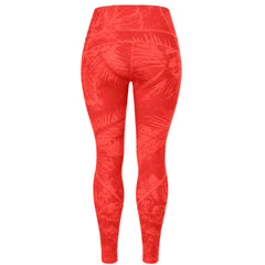 Under Armour x Project Rock Womens Red Ankle Crop Leggings
