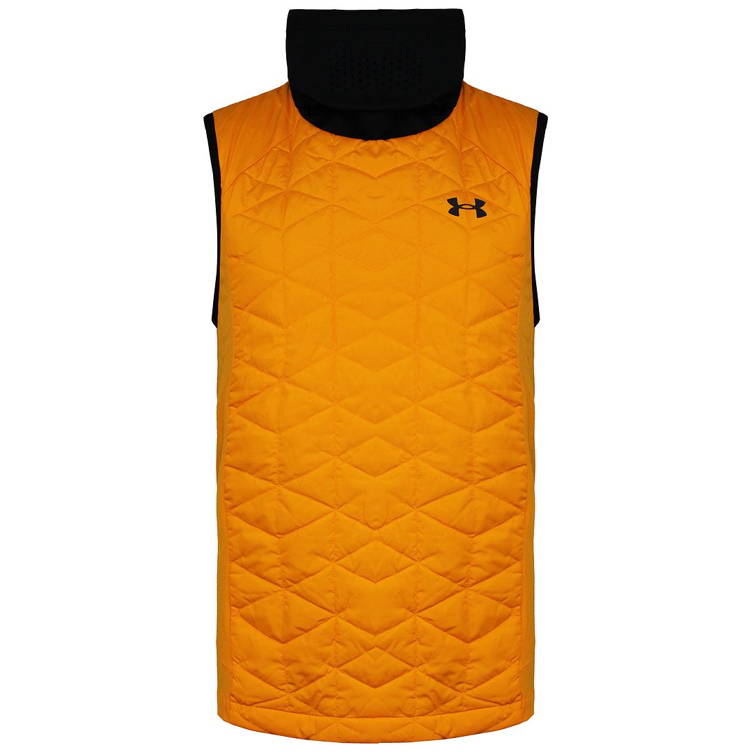 Under Armour ColdGear Mens Yellow/Black Reactor Run Vest