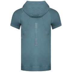 Under Armour Run Anywhere Mens Teal Hooded T-Shirt