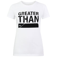Under Armour Greather Than Womens White T-Shirt