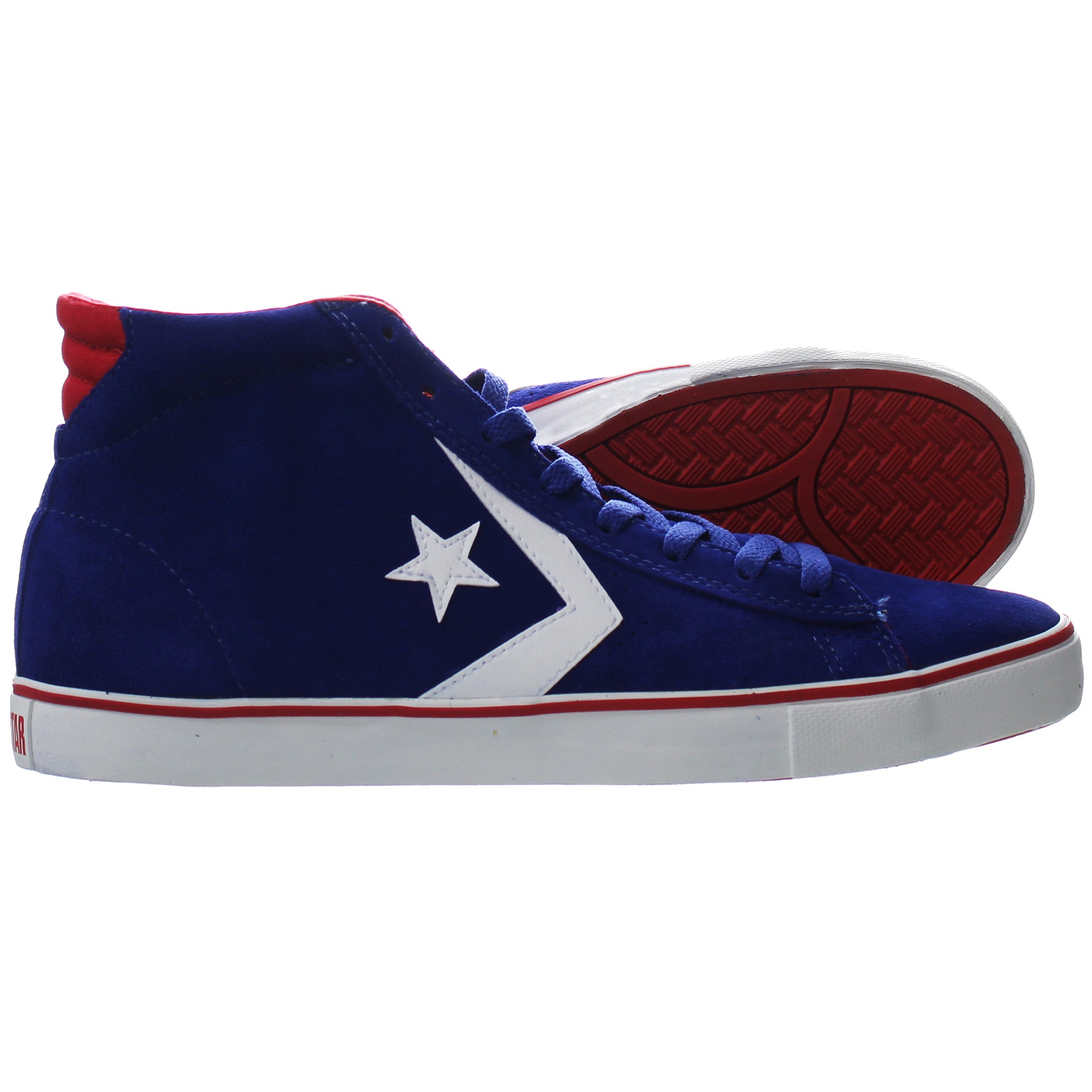 Converse Pro Vulc Mid Mens Blue Plimsolls