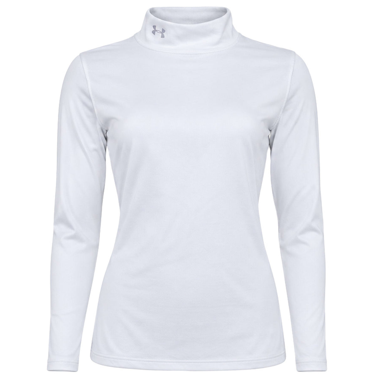 Under Armour ColdGear Infrared Mock Womens White Top