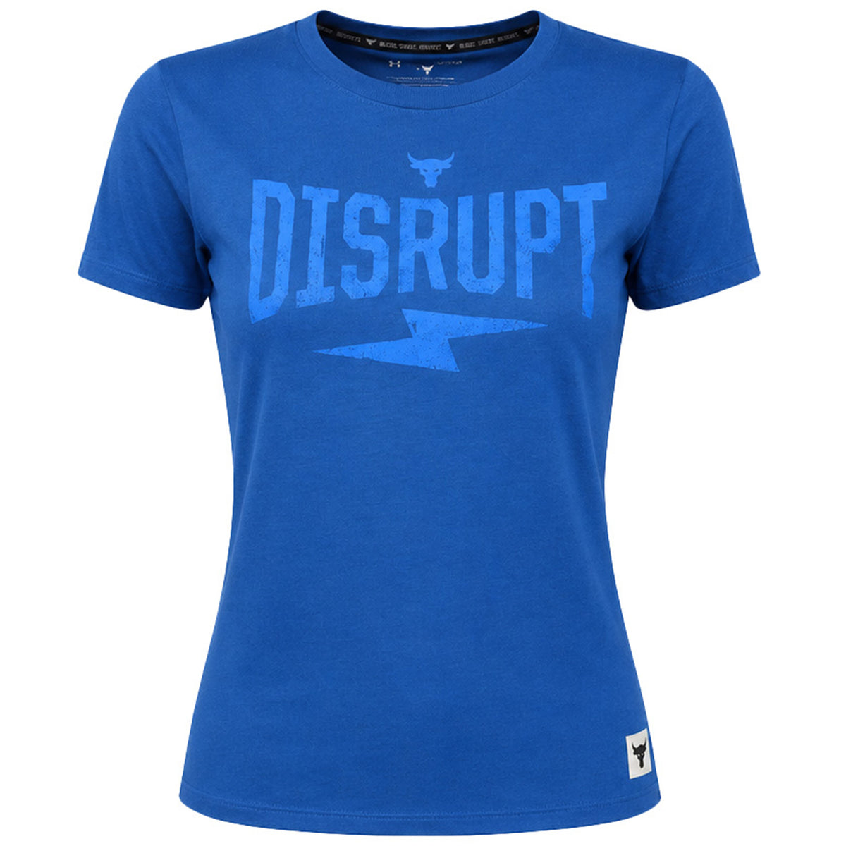 Under Armour x Project Rock Disrupt Womens Blue T-Shirt