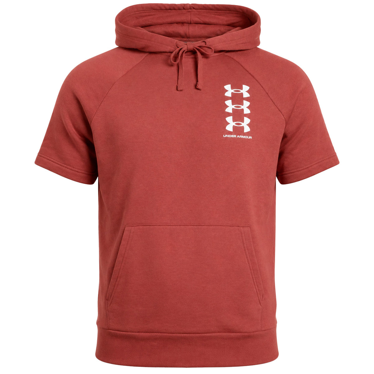 Under Armour Rival Fleece Multilogo Mens Red T-Shirt