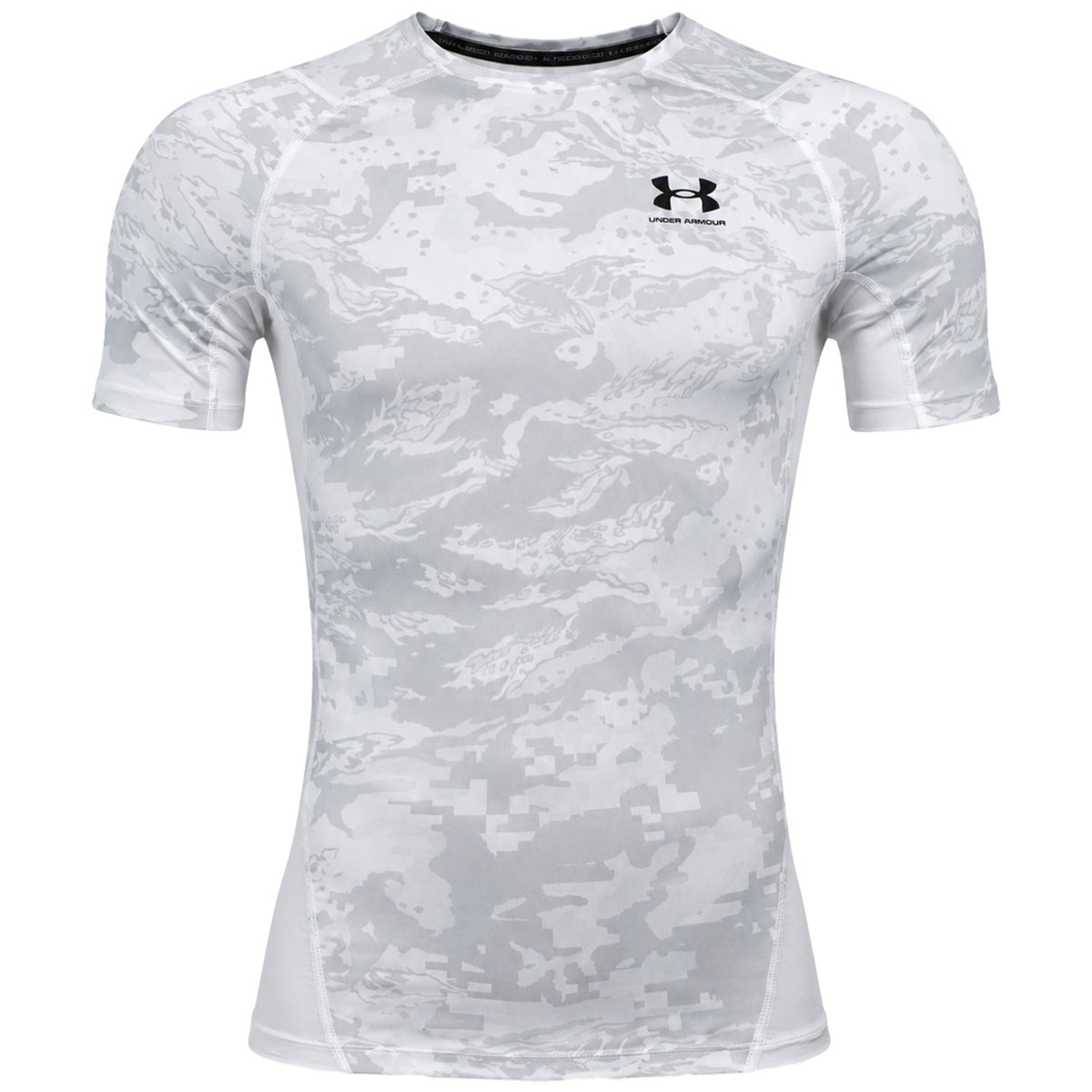 Under Armour HeatGear Mens White Compression T-Shirt