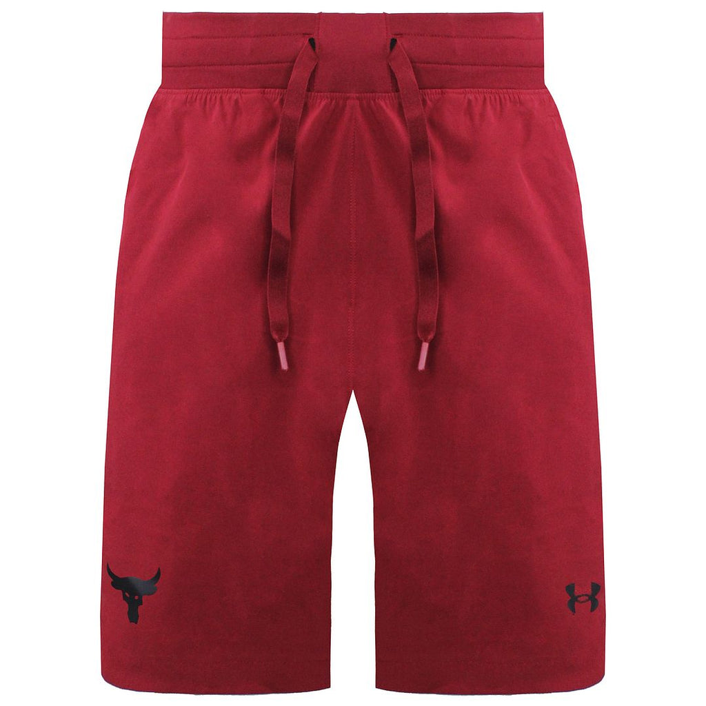 Under Armour x Project Rock Snap Mens Red Shorts