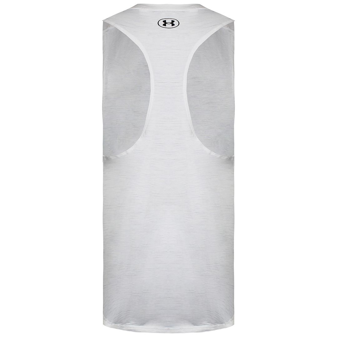 Under Armour Project Rock Mens White CC Tank Top