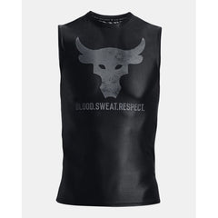 Under Armour Project Rock Iso-Chill Mens Black Tank Top