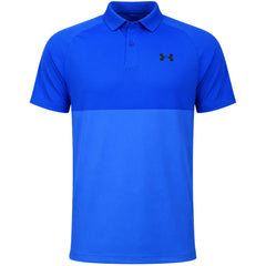 Under Armour Iso-Chill Afterburn Mens Blue Golf Polo Shirt