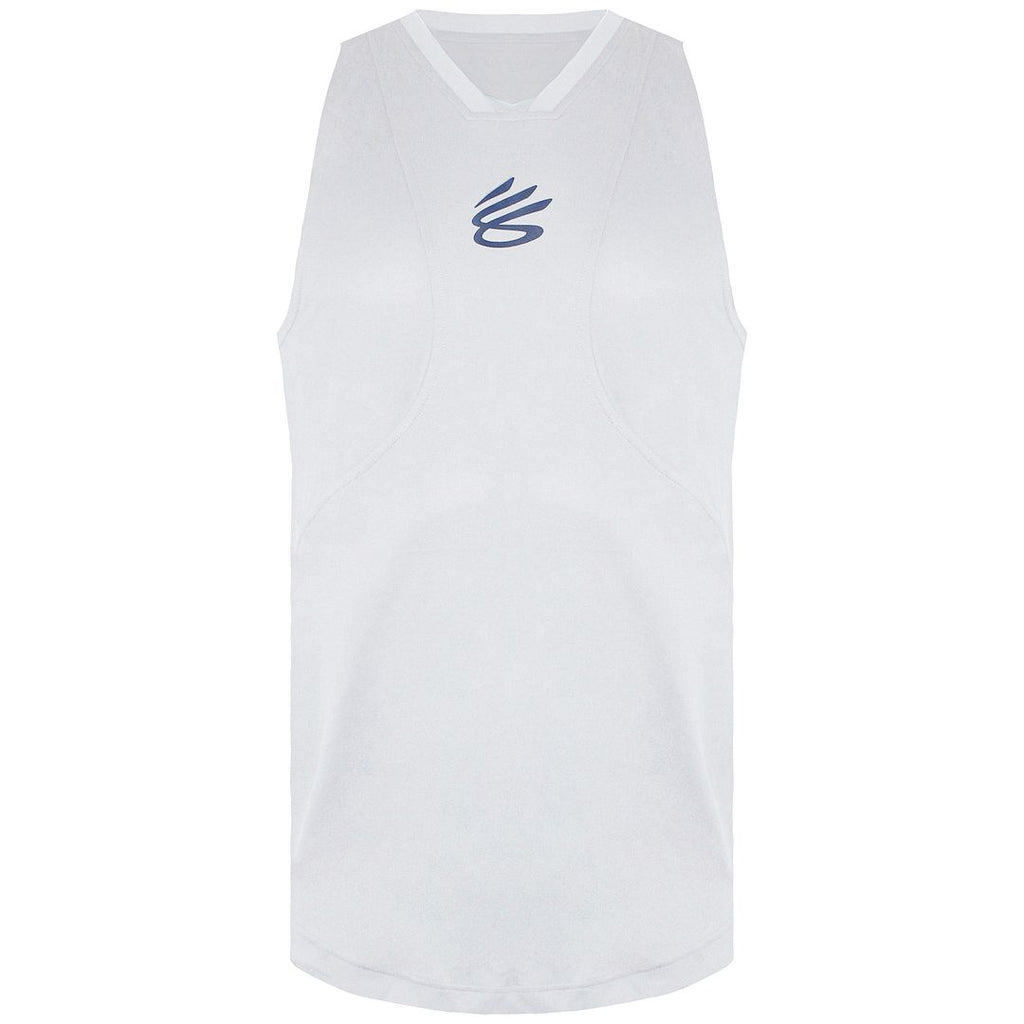 Under Armour x Stephen Curry Mens White Performance Tank Top