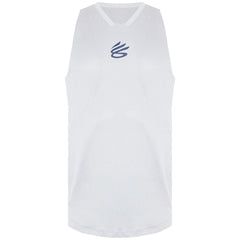 Under Armour x Stephen Curry Mens White Performance Tank Top