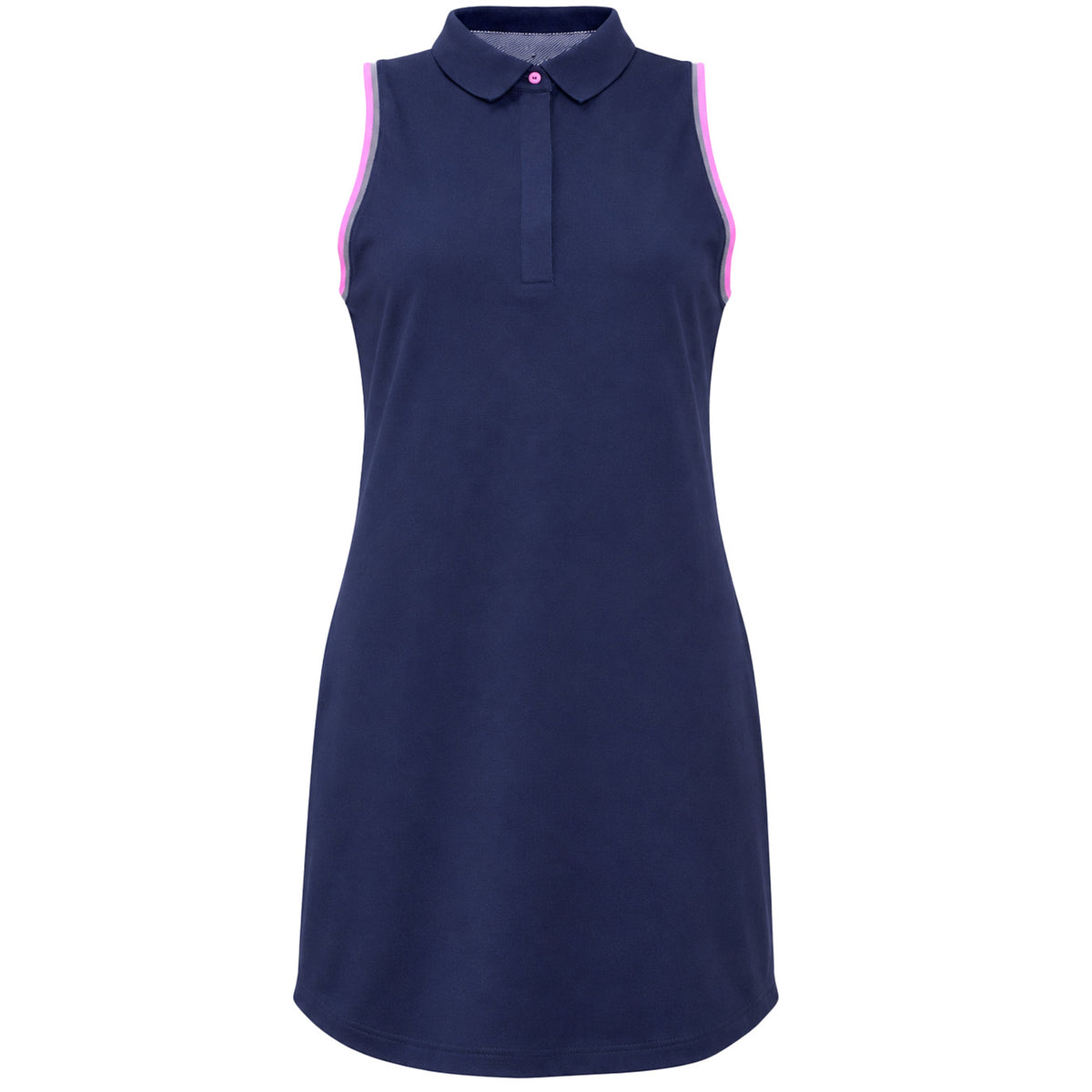 Under Armour Zinger Pique Womens Navy Golf Dress