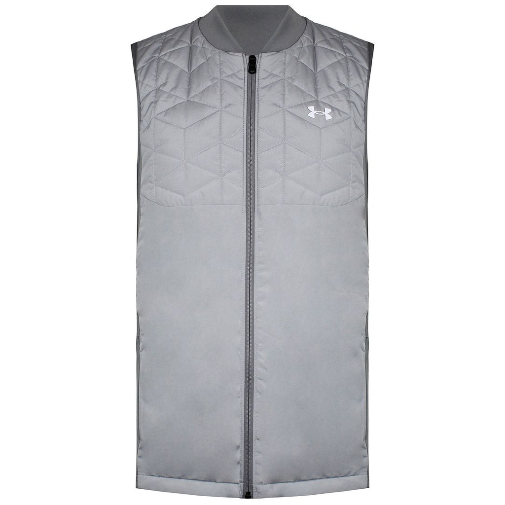 Under Armour Reactor Hybrid Mens Light Grey Golf Gilet