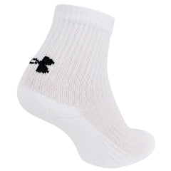 Under Armour 3-Pack Basic Kids White Socks